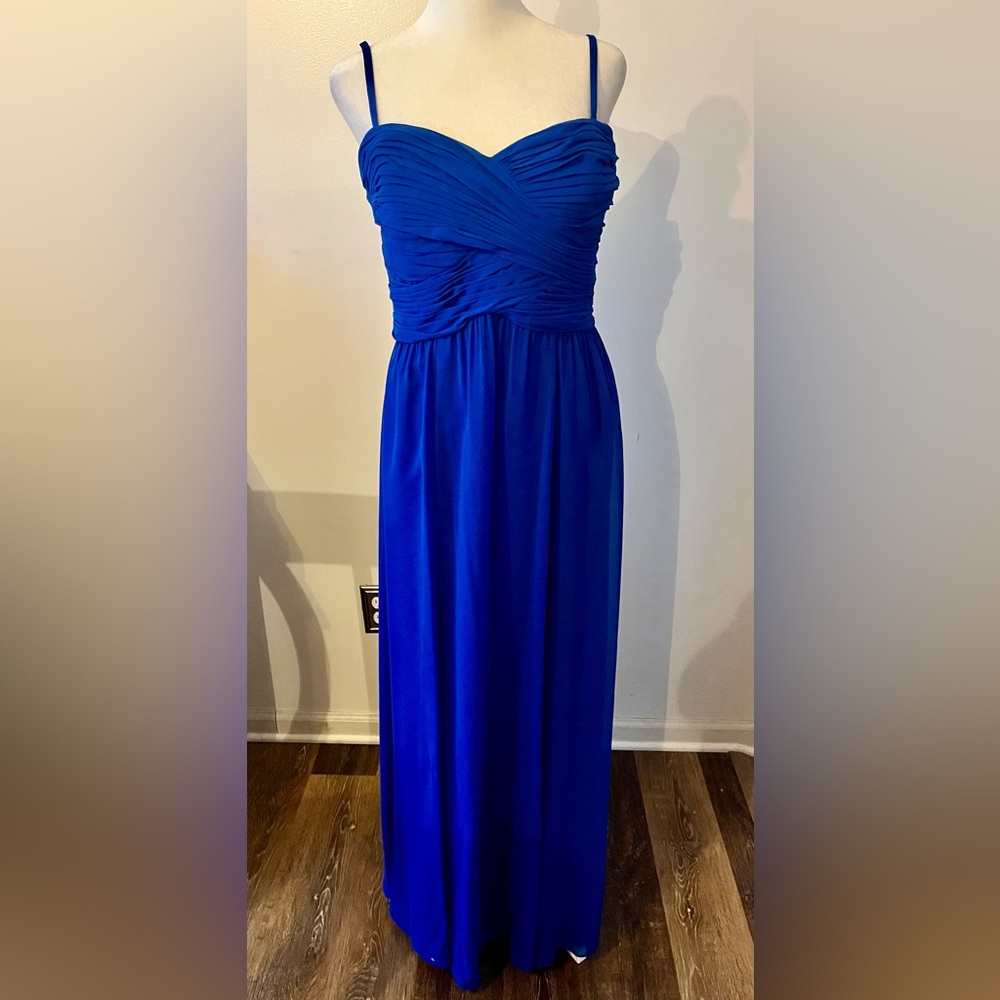 Lauren Ralph Lauren Royal Blue Convertible Evening Gown - Picture 1 of 7
